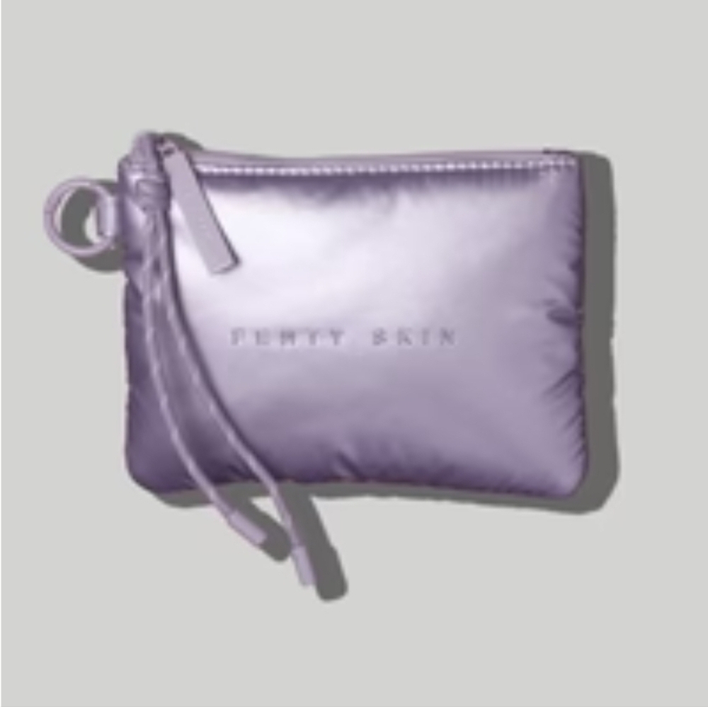 Fenty Skin Metallic Lavender Mini Pouch NEW